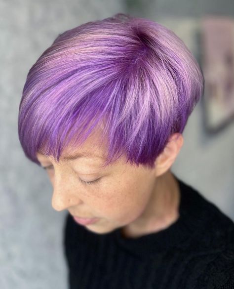 Pastelised Purple Haze with the Dark Star tips 🌟 a colour combination we're currently obsessed with 💜 @emdoeshair232 🎨 #manicpanic #manicpanicprofessional #hair #haircare #hairstylist #hairinspo #healthyhair #hairstyles #hairsalon #crueltyfreebeauty #haircolor #veganhair #crueltyfreehairdye #saloninternational #saloncolour @creativeheadmag @prohairmag @hairdressersjournal @sallybeautyuk @salonservicesuk @astonandfincher @salonsdirect @adelprohairbeauty @salon_int Met Ball, Vegan Hair, Manic Panic, Dark Star, Cruelty Free Beauty, Dark Shades, Colour Combination, Healthy Hair, Hair Inspo