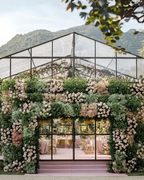 BESPOKE Unique Weddings & Events on Instagram: "The transformation of this glass greenhouse into a stunning wonderland was pure magic. An exquisite flower-filled reception by the idyllic shores of Lake Como, where our couple’s dreams came true.  Event Planning: @bespokeuniqueweddings  Photographer: @elisabettalillyred   #LakeComo #LakeComoWedding #LakeComoWeddingPlanner #DestinationWeddingInItaly #WeddingVenue #WeddingReception #WeddingCelebration #WeddingInItaly #LuxuryWeddingInItaly #DestinationWedding #LuxuryWeddings #LuxuryWeddingPlanner #WeddingPlanner #WeddingPlanning #WeddingInspiration #WeddingPhotography #WeddingDay #DestinationWeddingPlanner #Bride2025" Glass Tent Wedding, Greenhouse Reception, Greenhouse Wedding Reception, Venue Business, Glass House Wedding, Glass Greenhouse, Greenhouse Wedding, Lake Como Wedding, Wedding 2025