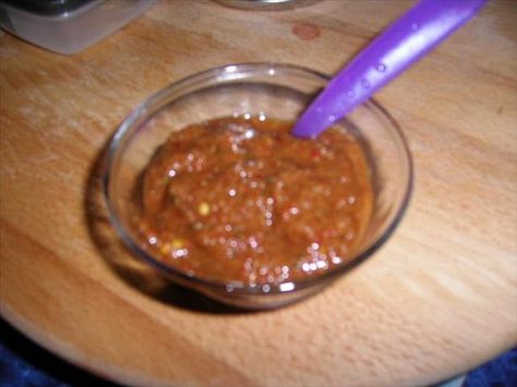 Yep - this is what we're doing with the ghost peppers - we have about 50 of them from one plant. Jamaican Jerk Paste. Photo by **Mandy** Jerk Paste Recipe, Jerk Paste, Jerk Seasoning Recipe, Jerk Recipe, Chipotle Seasoning, Seasoning Blends, Ghost Pepper, Paste Recipe, Jamaican Jerk