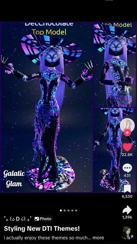 Dress To Impress Surrealismo, Dress To Impress Pumpkin Hack, Di Galactic Glam, Glam Outfit Aesthetic, Galactic Glam Outfit, Galactic Glam Dress To Impress Outfit, Dress To Impress All Themes, Neon Dress To Impress, Galactic Glam Dress To Impress