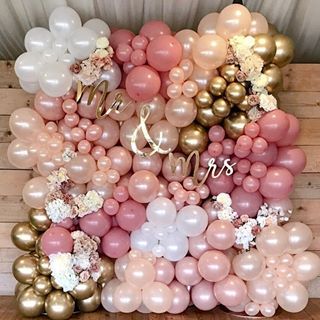 Balloons And Flowers, Balloons Galore, Birthday Balloon Decorations, Balloon Backdrop, Instagram Wedding, Balloon Decor, Balloon Wall, Balloon Design, Wedding Balloons