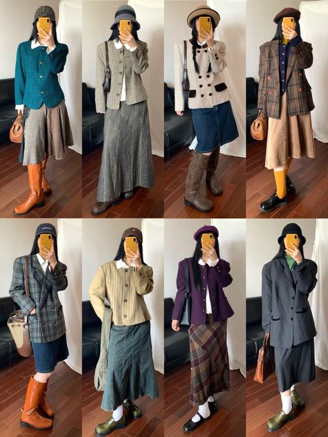 vintage clothing retro outfit dresses store sweatshirts jeans jacket sweaters 1950s fashion men women 50s weatherproof pants thrift 1940s shorts attire cargo unique tracksuit coat formal cheap insired skirt Coat Shorts Outfit, 1940s Jacket Women, 1950s Womens Fashion Casual, 1950s Autumn Fashion, Collared Jacket Outfit, Retro Jacket Outfit, Retro Theme Outfit, Vintage Winter Outfits 50s, Retro Outfits 50s