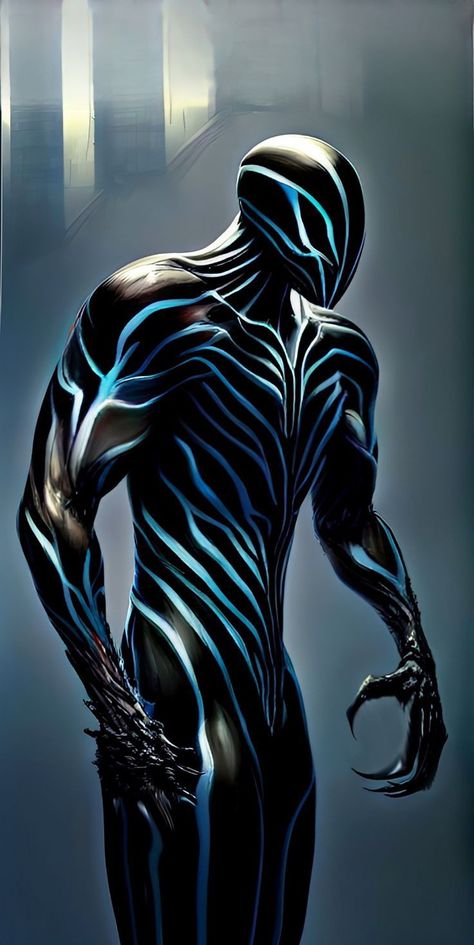 Bio Suit Concept Art, Symbiote Oc Art Male, Symbiote Armor, Symbiote Concept Art, Symbiote Oc Art, Dream Creature, Symbiote Oc, Alien X, Testament Of Sister New Devil