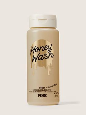 Body Wash, Scrubs & Masks - PINK Honey Body Wash, Exfoliating Body Wash, Scented Lotion, Pure Honey, Liquid Gold, Dye Free, Material Girl, Beauty Body, Plastic Bottle