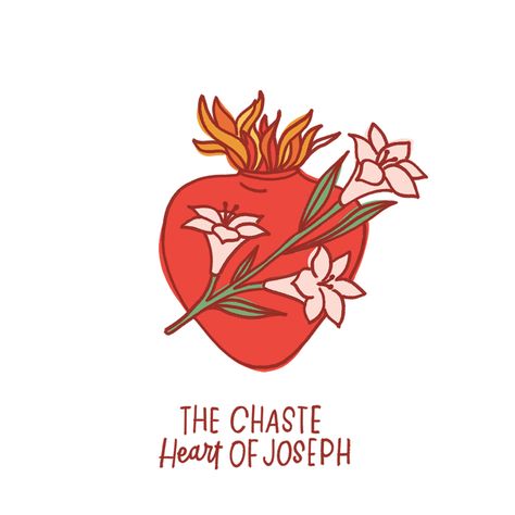 Chaste Heart Of Joseph, Selfless Love, Unwavering Faith, Catholic Family, Saint Joseph, Heart Of Jesus, The Pure, St Joseph, Sacred Heart