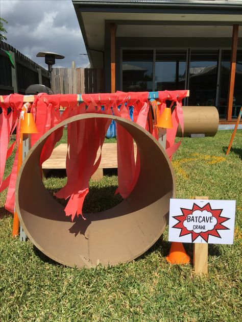 Obstacle course  Superhero training Outdoor Floor Is Lava Game, The Floor Is Lava Obstacle Course, The Floor Is Lava Birthday Party, Floor Is Lava Obstacle Course, Superhero Obstacle Course, Floor Is Lava Birthday Party, Lava Party, Bday Activities, Obstacle Course Ideas