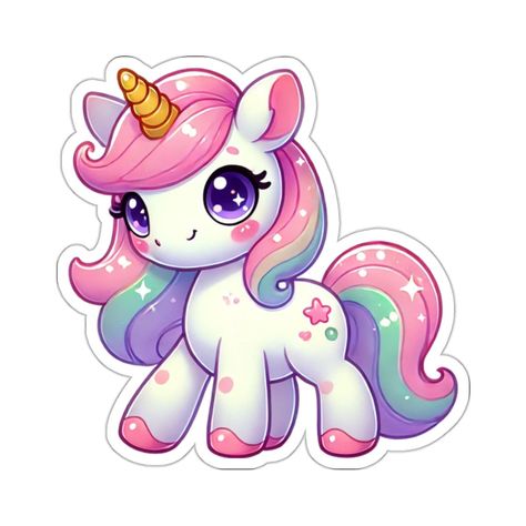 Cute Unicorn Stickers - Rainbow, Pink, Waterproof. Perfect for laptops, tumblers, cars, and more! #unicornstickers #cutestickers . #Clear_Aesthetic #Border_Sticker #Unicorn_Sticker #Unicorn_Stickers Clear Aesthetic, Unicorn Topper, Border Sticker, Unicornios Wallpaper, Color Flashcards, Fav Products, Unicorn Stickers, Rainbow Stickers, Elegant Tattoos