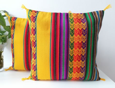 Excited to share the latest addition to my #etsy shop: Ethnic pillows, boho pillows, boho pillows, pillow bohemian, Fringe Pillow Cover, boho throw pillow, yellow wool pillow, Kilim wool cushion https://etsy.me/3hVEmMy #yellow #square #green #geometric #bedroom #cotton Peruvian Fabric, Peruvian Pillow, Peruvian Art, Southwestern Decor, Fringe Pillows, Boho Throw Pillows, Boho Cushions, Southwestern Decorating, Wool Cushion