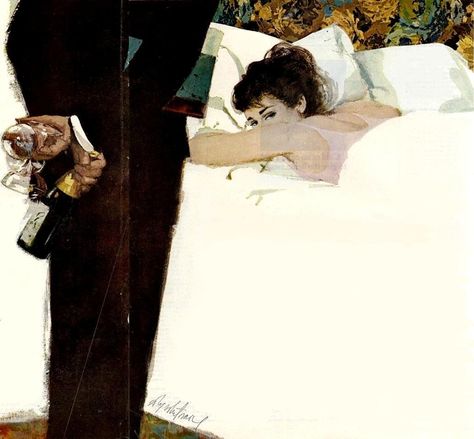 Coby Whitmore, Robert Mcginnis, American Illustration, Romance Art, Pulp Art, Romantic Art, Vintage Pinup, Couple Art, Pulp Fiction