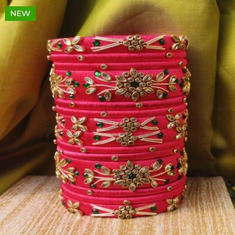 www.advikacreatiins.com WhatsApp 9911909838🌿 ✨ Elevate your bridal look with our exquisite multi-color silk bangles! Perfect for weddings, parties, and festivals, each piece is customizable to match your unique style. Handcrafted with love, our bangles add a touch of elegance to any ensemble. DM for custom orders! #BridalBangles #SilkBangles #CustomJewelry #WeddingAccessories #PartyWear #FestivalFashion #Handcrafted #JewelryDesign #BridalStyle #ColorfulBangles #FashionJewelry #MadeWithLove #... Silk Bangles, Colorful Bangles, Bridal Bangles, Bridal Look, Bridal Looks, Festival Fashion, Bridal Style, Wedding Accessories, Custom Jewelry