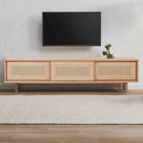 Top 5 🔥 Rattan Cane Webbing #tvunitdesign . . . . ##rattanfurniture #canewebbing #woodface #woodinterior #homeinterior #interiordesignuk #viralpost #instadaily #furnituredesign Rattan Tv Unit, Rattan Tv Stand, Joinery Details, Rack Tv, Door Shelves, Timber Construction, Tv Unit Design, Vintage Tv, 2 Doors