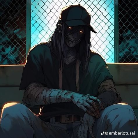 Anime Character With Bandages, Zombie Anime Character, Zombie Art Wallpaper, Cool Zombie Art, Apocalyptic Oc Male, Prisoner Oc Male, Four Arms Character Design Male, Zombie Oc Art Male, Burn Victim Character Art