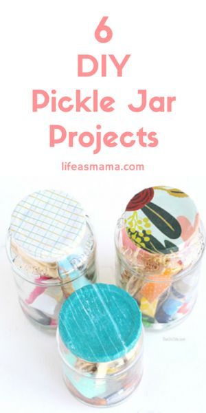 Pickle Jar Crafts, Jar Of Pickles, Pickle Vodka, Rs Activities, Easy Upcycle, Gerber Baby Food, Jar Projects, In A Pickle, Pickle Jar