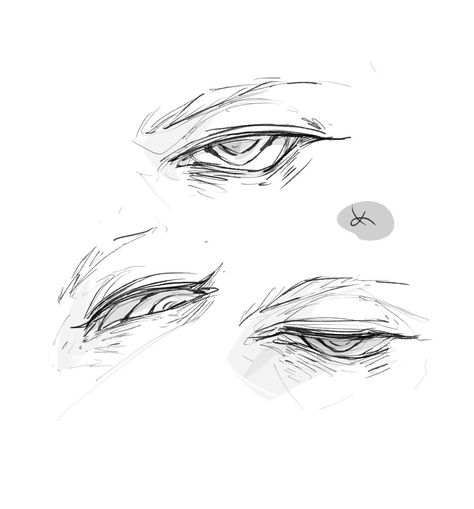 Dodging Drawing Ideas, Growl Mouth Drawing Reference, Unhinged Face Drawing, Semi Realism Art Tips, Half Lidded Eyes Drawing Reference, Eye Looking Down Reference, Mmmmonexx Sketch, Face Shapes Art, Mmmmonexx Art Tutorial