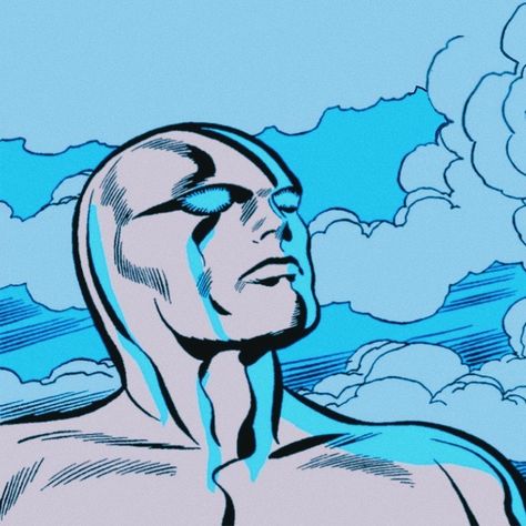 marvel comic icons // silver surfer comic icons Silver Surfer Pfp, Marvel Comic Icons, Silver Surfer Comic, Surfer Art, Comic Icons, Creation Station, Comic Book Panels, Marvel Icons, Comic Style Art