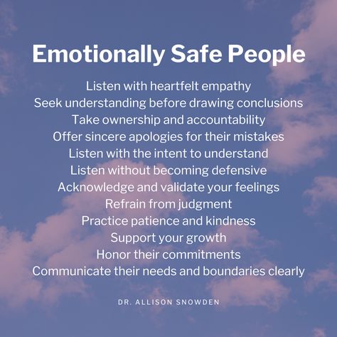 Signs Of Emotional Maturity, How To Become More Emotionally Available, Manifest Healing, Healing Emotions, Emotionally Safe, Safe Person, Emotional Safety, Safe People, Emotional Security