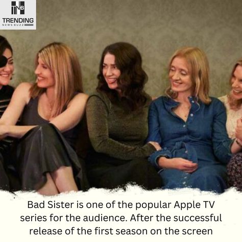 Bad Sister is one of the popular Apple TV series for the audience. After the successful release of the first season on the screen #badsisters #appletv #series #seriesnetflix #a #instagram #actorslife #entertainment #follow #films #tvserie #moviescenes #netflixandchill #acting Bad Sisters, Bad Sister, Netflix And Chill, Trending News, Movie Scenes, Apple Tv, Tv Series, Two By Two, Bring It On