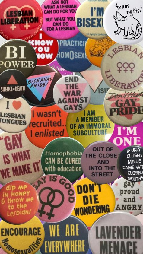 #queer #gay #lgbtq #bisexual #pride Queer Slogans, Queer Typography, Queer Symbols, Queer Collage, Queer Pins, Queer Design, Queer Quote, Crust Pants, Pride 2024