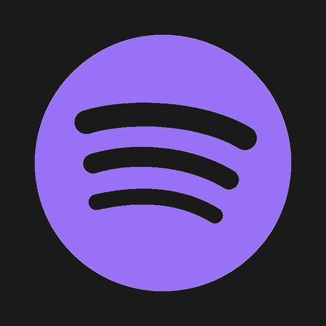 Dark Purple Spotify Icon, Spotify Purple Icon, Purple Spotify, Dark Purple Logo, Spotify Logo, Black And Purple Wallpaper, Whatsapp Logo, Purple Games, Purple Icon