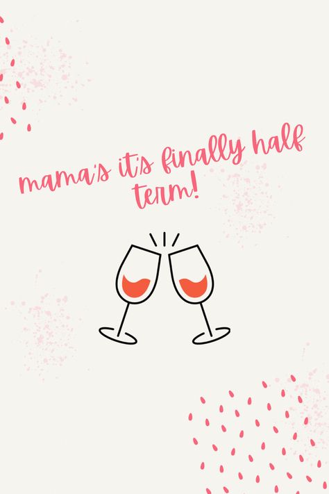 We’ve finally done it mamas! Half term is here, a beak from homeschooling and the same routine! A deserved well done 👏 Grab the bottle and treat yourself to a glass or two! 🍷 a night of you time! #youtime #halfterm #welldonemamas #patontheback #wellneededbreak #bottleofwine #motherhood #lockdownlife #motherhoodjourney #mummymilestones #homeschooling Half Term Quotes, Motherhood Journey, Well Done, Treat Yourself, Milestones, Wine Bottle, Quotes, Glass