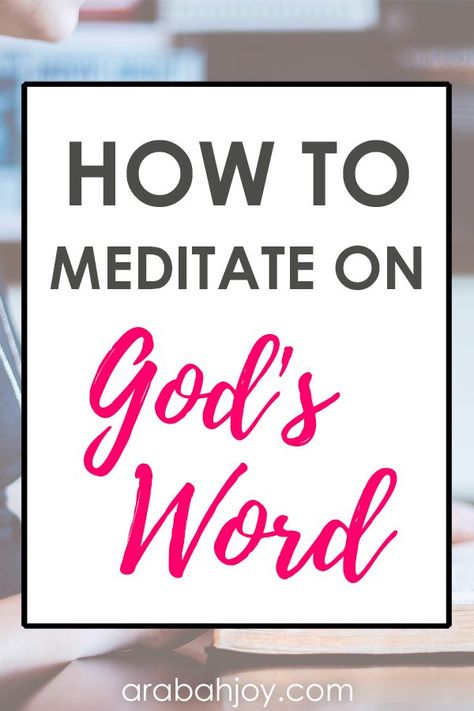 Biblical Meditation, Bible Journaling For Beginners, Bible Studies For Beginners, Christian Meditation, Meditation Tips, Prayer Journaling, How To Meditate, Bible Study Printables, Transcendental Meditation