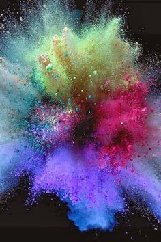 Let's find out what colour you are vibrating and what that reveals about your true self. Explosion Wallpaper, Paint Explosion, Color Powder, Iphone Background, Rainbow Colors, Color Me, Wallpaper Backgrounds, Color Splash, Background Images