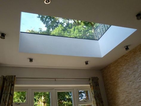 Flat Roof Lights, Flat Roof Skylights, Extension Kitchen, Skylight Installation, Client Board, Roof Skylight, Skylight Design, Roof Lights, Roof Lantern