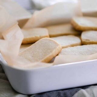 Discard Sourdough Shortbread Cookies - Farmhouse on Boone Sourdough Shortbread, Farmhouse On Boone, Shortbread Cookies Recipe, Homemade Recipes Dessert, Buttery Shortbread Cookies, Sourdough Starter Recipe, Homemade Dessert, Shortbread Cookie Recipe, Shortbread Recipes