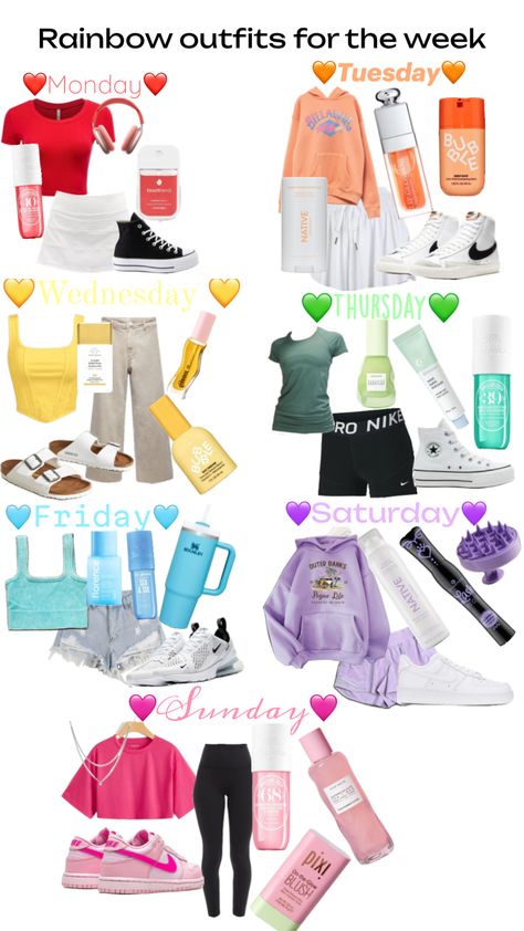 School Clothing Ideas, School Clothing, Clothing Ideas, Your Aesthetic, Middle School, Rainbow, Energy, Clothes