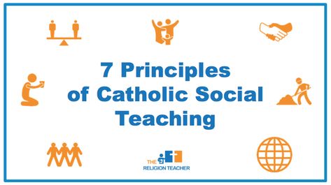 Video: The Seven Principles of Catholic Social Teaching Working From Home Meme, Catholic Social Teaching, Religion Activities, Respect Life, Social Justice Issues, Rights And Responsibilities, Teaching Lessons, Service Learning, Religious Education