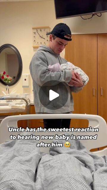 Inside History on Instagram: "This uncle is honored to learn that his sister has named her newborn son after him and expresses his innate joy about the fact. She caught the moment when she revealed the news to Brooks Hayden Stone and his reaction to it is priceless 🥹❤️ (Via: @_ktstone via Newsflare)" Aunt Stuff, Taking Care Of Baby, Heartwarming Pictures, Cool Uncle, Baby Facts, Fun Video, Sisters Funny, Baby Smiles, Beautiful Story