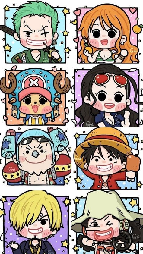 Diy One Piece Anime Ideas, Chibi One Piece Characters, One Piece Gift Ideas, One Piece Printable, Chibi One Piece, Chibi Luffy, One Piece Chibi, One Piece Theme, One Piece Card