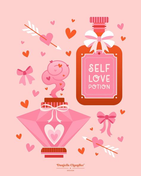 Now serving self-love potion 💖🫶🎀 Drink up, ladies! You are amazing just as you are. I’m loving these Valentines Day art challenges! This prompt is “Love Potion” for #sweetheartdrawing2024 hosted by @x_and_co @heatherslettering @bee_creates @theinkingrose Love Potion, Valentines Day Bears, Valentine Stickers, Illustrator Artist, Freelance Artist, You Are Amazing, Beautiful Stickers, Drawing Challenge, Art Challenge