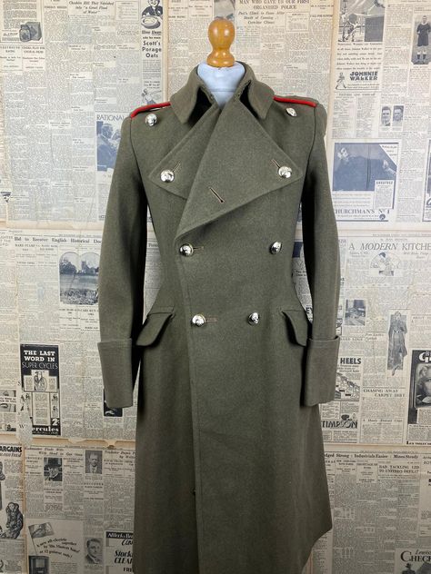 Vintage Formal Wear, Savile Row Tailoring, Military Suit, Green Flannel Shirt, Army Coat, Tweed Overcoat, Black Peacoat, Battle Dress, Moss Bros