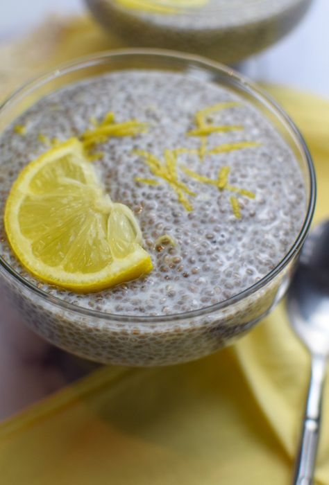 Lemon Chia Pudding, Chia Seed Pudding Coconut Milk, Chia Seed Breakfast Pudding, Overnight Chia Seed Pudding, Liver Healthy Foods, Easy Chia Seed Pudding, Chia Pudding Recipes Healthy, Overnight Chia Pudding, Chia Pudding Recipe