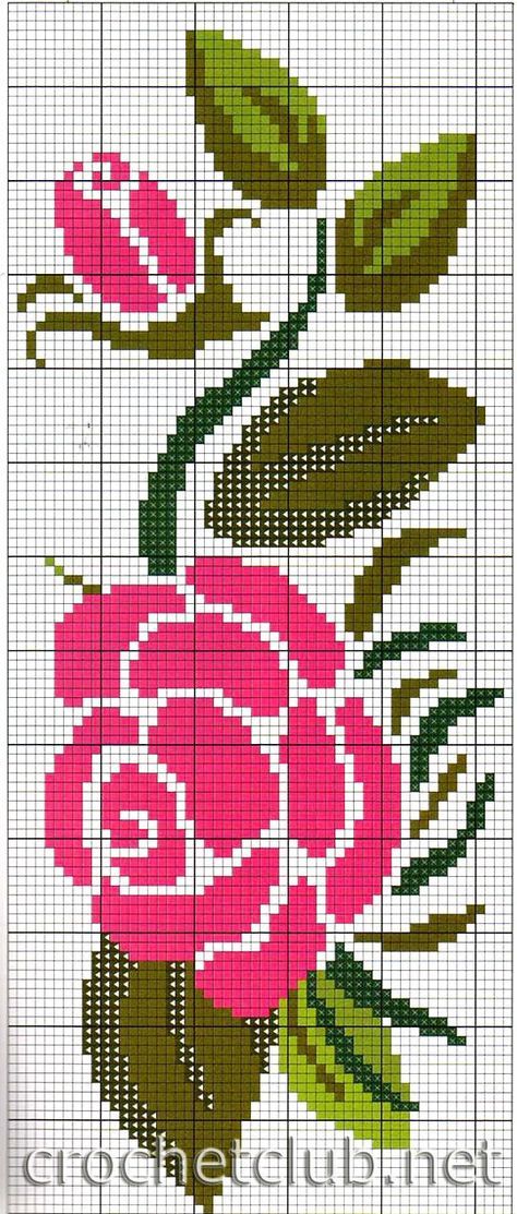 Floral Cross Stitch Pattern FB0 Rose Pattern Design, Rose Embroidery Pattern, Rose Cross Stitch Pattern, Pola Kristik, Cross Stitch Patterns Flowers, Pola Sulam, Cross Stitch Borders, Floral Cross Stitch, Crochet Cross