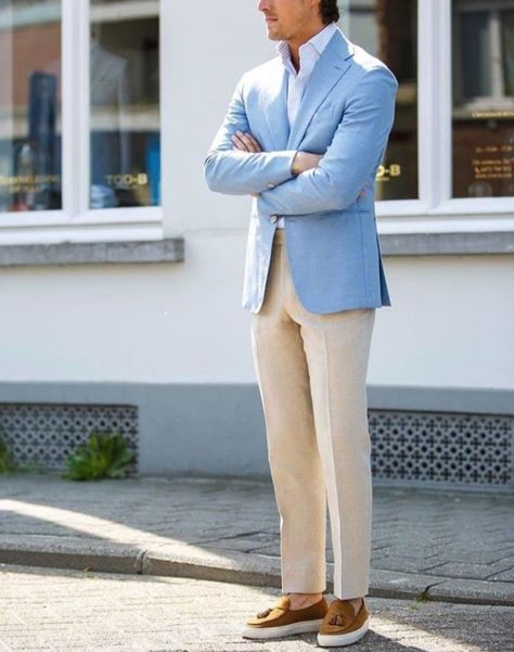 Pant Coat Designs For Men, Sky Blue Blazer Outfit, Sky Blue Blazer Outfit Men, Blue Blazer Outfit Men Casual, Light Blue Blazer Outfit Men, Blue Blazer For Men, Blue Jacket Outfits Men, Blue Blazer Outfit Men, Formal Suits For Men