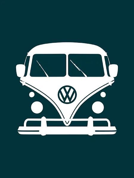 Volkswagen Bus Art, Gecko Wall Art, T1 Bus, Bus Art, Carros Vintage, Vw Art, Combi Volkswagen, Car Silhouette, Combi Vw