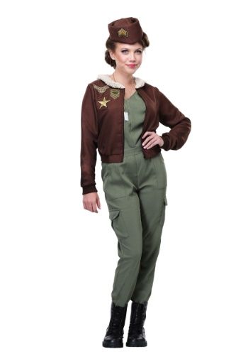 Pilot Costumes & Flight Attendant Costumes - HalloweenCostumes.com Army Girl Costumes, Flight Attendant Costume, Police Halloween Costumes, Officer Costume, Army Costume, Pilot Costume, Soldier Costume, Plus Size Costume, Diy Halloween Costumes For Women