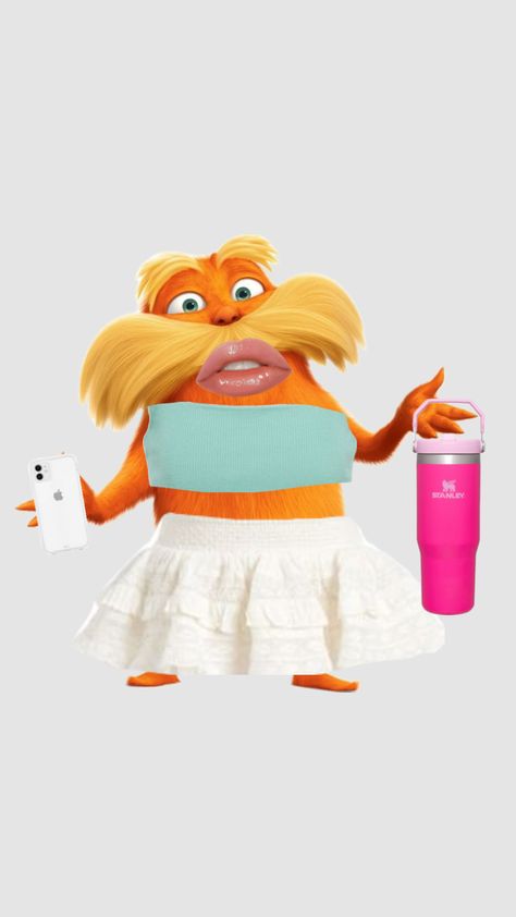 PREPPY LORAX Shuffles Preppy, Cute Text Quotes, Preppy Girls, Extreme Makeover, Funny Pix, Crazy Funny Pictures, Funny Short Clips, Good Luck Quotes, The Lorax