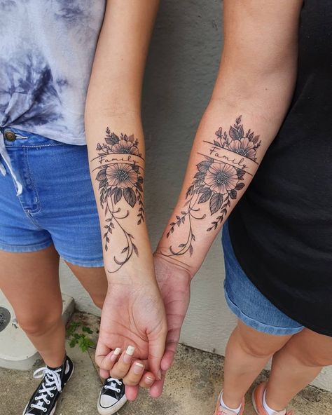 88 Mother Daughter Tattoos - Matching Tattoo Ideas | 88 Mother Daughter Tattoos Are you trying to get your mama inked? Check out these adorable mother daughter tattoos for inspiration. Lifestyle Unique Mother Daughter Tattoos, Tattoo Ideas Wrist, Mother Of 3 Tattoo, Mother Of 3 Tattoo Ideas, 3 Tattoo Ideas, Mum And Daughter Tattoo, Matching Cousin Tattoos, Mommy Daughter Tattoos, Matching Tattoo Ideas