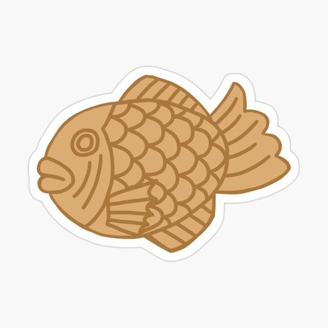 Get my art printed on awesome products. Support me at Redbubble #RBandME: https://www.redbubble.com/i/sticker/Taiyaki-by-voidea/62094958.EJUG5?asc=u Japanese Food Stickers, Japanese Stickers, Asian Humor, Korean Stickers, Adorable Homes Game, Food Stickers, Aesthetic Japan, Ceramics Pottery Art, Stickers For Sale