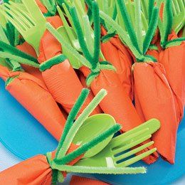 Spring / Easter idea Easter Carrots, Holiday Crafts For Kids, Easter Inspiration, Easter Dinner, Easter Table Decorations, Groundhog Day, Spring Holidays, Easter Time, Hoppy Easter