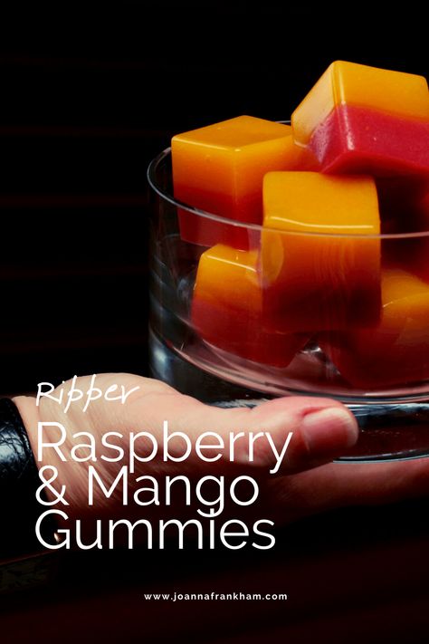 Mango Products, Mango Gummies, Raspberry Gummies, Candy Gummies, Aip Treats, Gummy Snacks, Healthy Gummies, Gummies Recipe, Aip Desserts