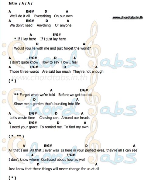 Chasing car chord Snow Patrol Chasing Cars, Songs Guitar, Guitar Songs For Beginners, Chasing Cars, Snow Patrol, Lyrics And Chords, Lie To Me, Ukelele, Guitar Songs