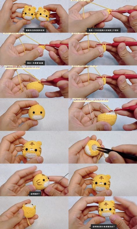 Crochet Tiger Patterns Tiger Crochet Keychain, Crochet Popular Ideas, Crochet Tiger Pattern Free, Tiger Crochet Pattern Free, Tiger Amigurumi Free Pattern, Crochet Animal Keychain, Paw Crochet, Tiger Crochet, Amigurumi Tiger