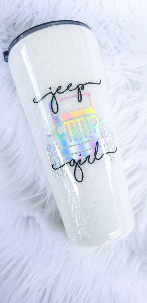 Yeti Cup Designs, Tumblr Cup, Jeep Wrangler Accessories, Formula 1 Racing, Wrangler Accessories, Projets Cricut, Glitter Tumbler Cups, Girls Tumbler, 8 Seconds