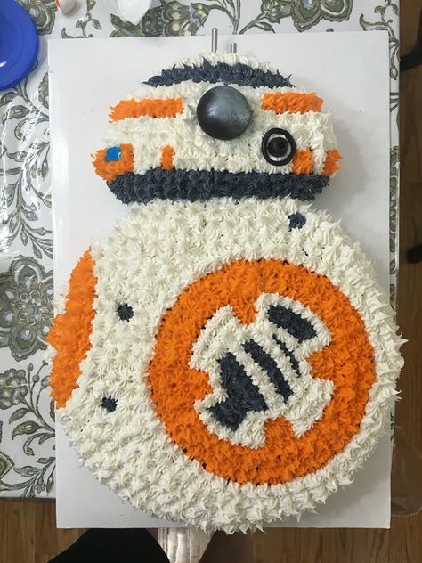 Bb8 Cake, Birthday Cake For Kids, Cakes For Kids, Cake For Kids, Star Wars Birthday Cake, Birthday Party Boy, Star Wars Bb8, Star Wars Cake, Star Wars Birthday Party