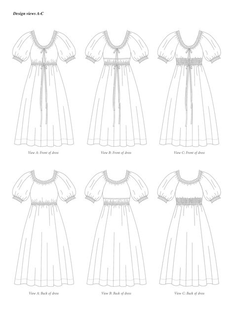 Eleonora dress PDF sewing pattern – Silversaga Chemise Dress, The Fold Line, Romantic Summer, Dress Sewing Pattern, Dress Sewing, Cotton Voile, Cup Size, Clothes Collection, Pdf Sewing Patterns