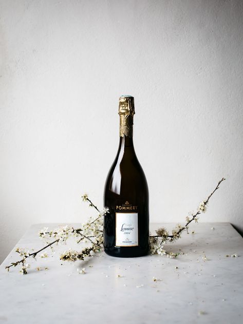 Pommery Cuvée Louise Champagne And The Invention of Brut | Quill & Pad Champagne Bottle Photography, Champagne Bottle Photoshoot, Wine Photoshoot Ideas, Wine Shoot, Wine Photoshoot, Champaign Bottle, South African Heritage, Champagne Photography, Wine Bottle Photography